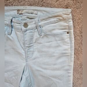 Athleta Sculptek skinny jeans Womens Size 4 Biscayne Wash Light Blue Soft Denim